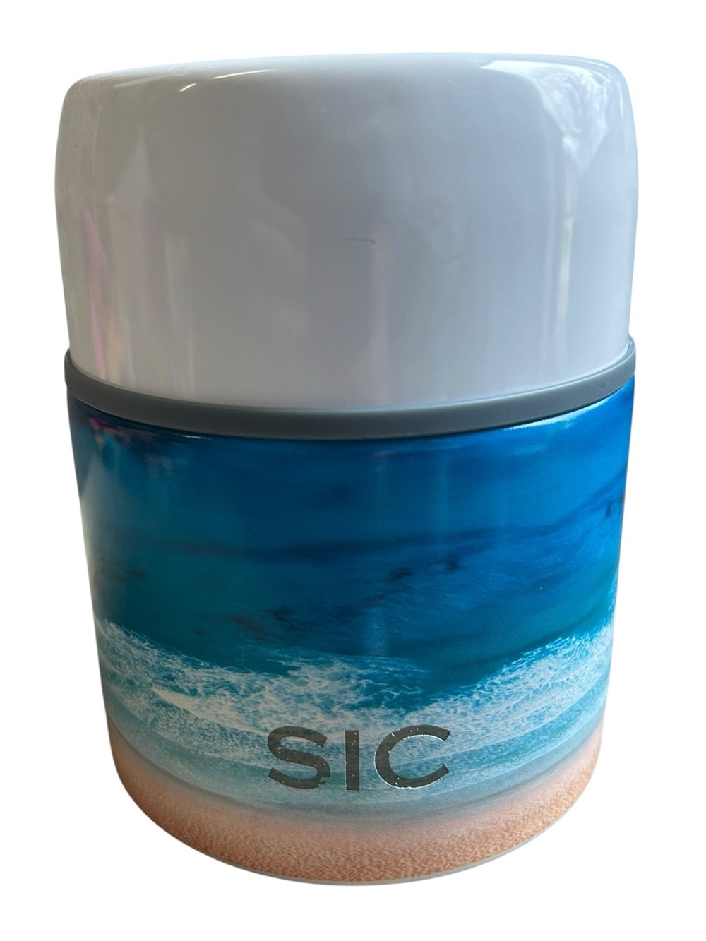 SIC Cup Insulated Hot Cold Food Container Colorful School Office Lunch NWOT
